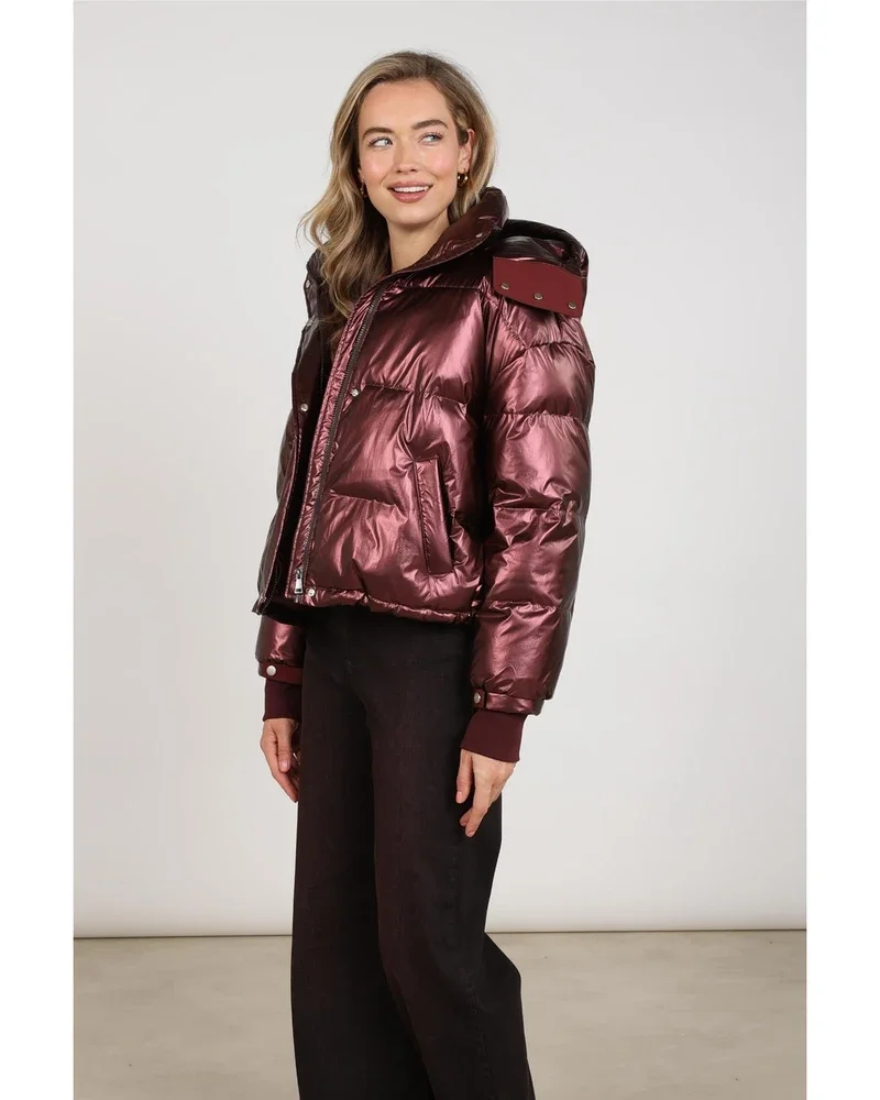 Melodi Jacket Metallic Bordeaux Melodi Jacket Metallic Bordeaux