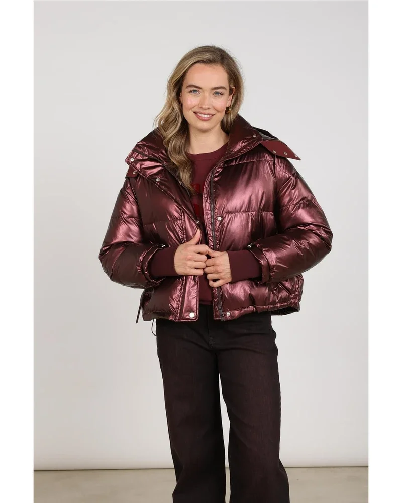 Melodi Jacket Metallic Bordeaux Melodi Jacket Metallic Bordeaux