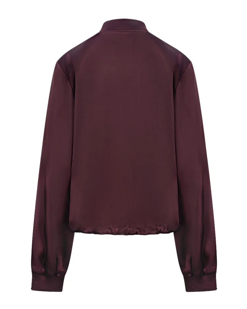 Dena Jacket Shiny Bordeaux Dena Jacket Shiny Bordeaux
