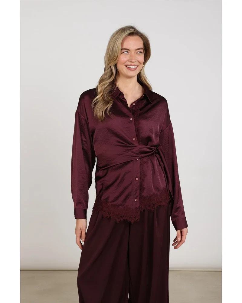 Amy Blouse Lace Bordeaux Amy Blouse Lace Bordeaux