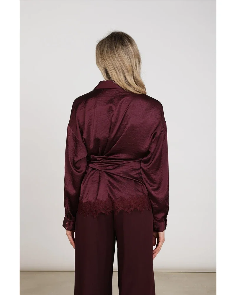 Amy Blouse Lace Bordeaux Amy Blouse Lace Bordeaux