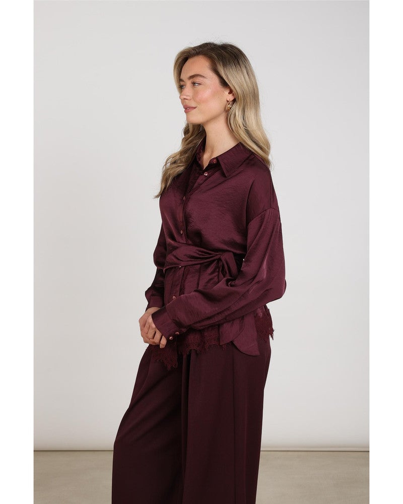 Amy Blouse Lace Bordeaux Amy Blouse Lace Bordeaux