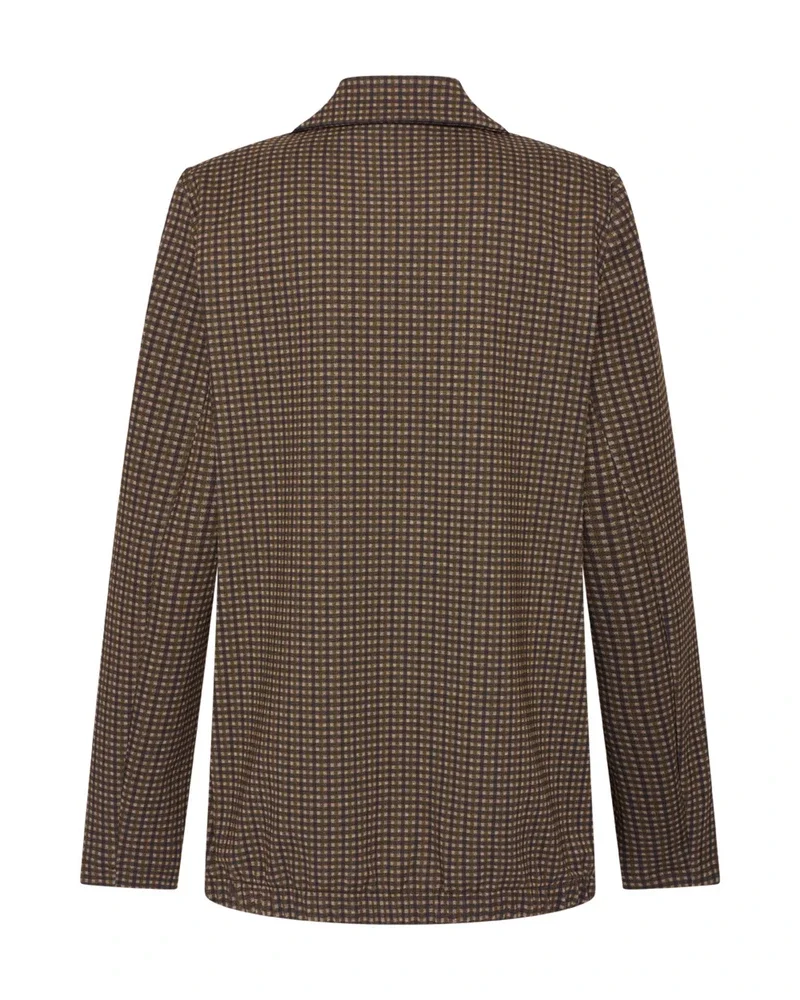 Blazer Nick Lano G. Ruit Bruin 1 Blazer Nick Lano G. Ruit Bruin 1