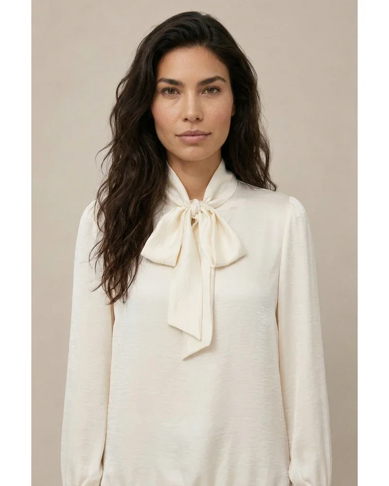 Blouse Jesse Uni Ecru Blouse Jesse Uni Ecru