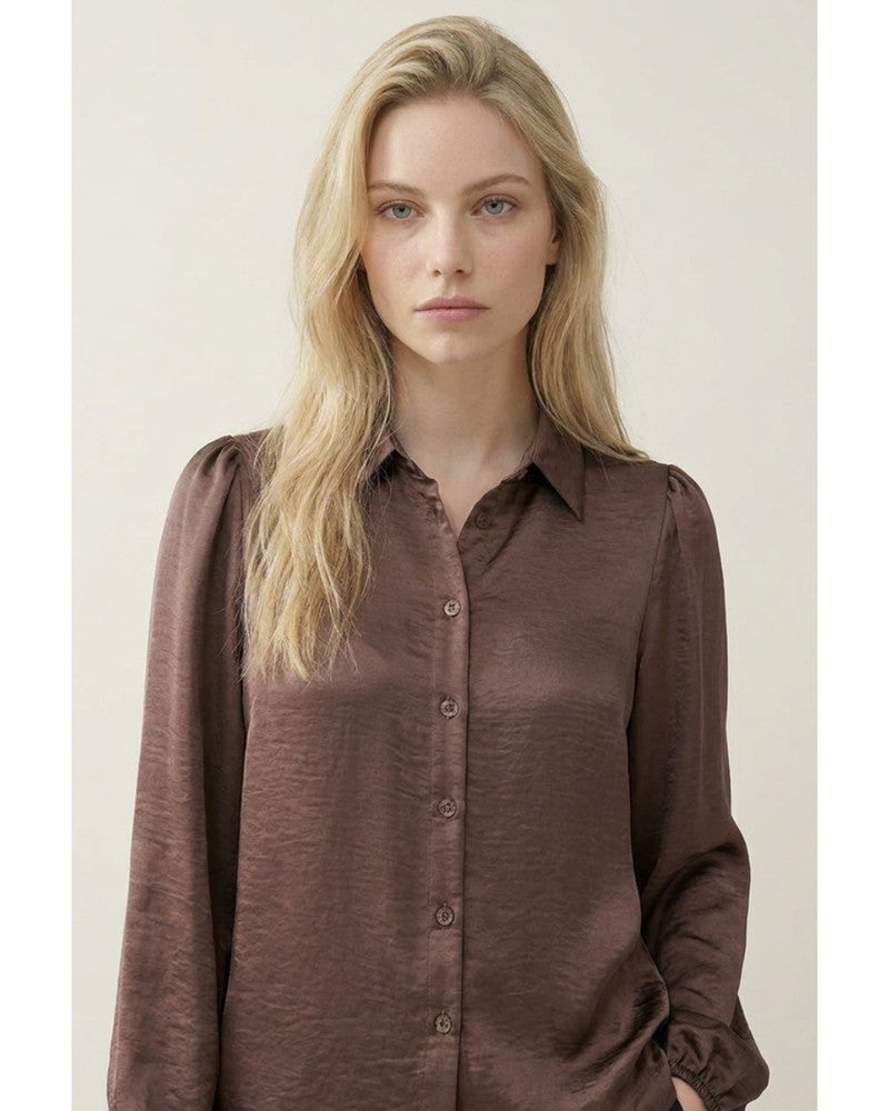 Blouse Fara 7678 Bruin 1 Blouse Fara 7678 Bruin 1