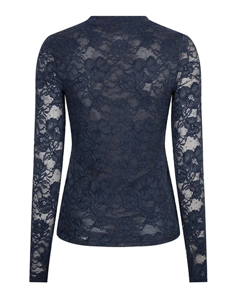 Top Irea - Classic Lace Blauw Top Irea - Classic Lace Blauw