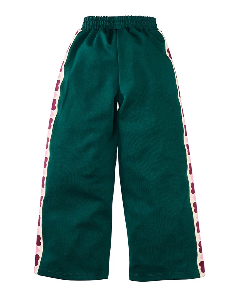 Karlijn Track Pants Hearts Groen Karlijn Track Pants Hearts Groen