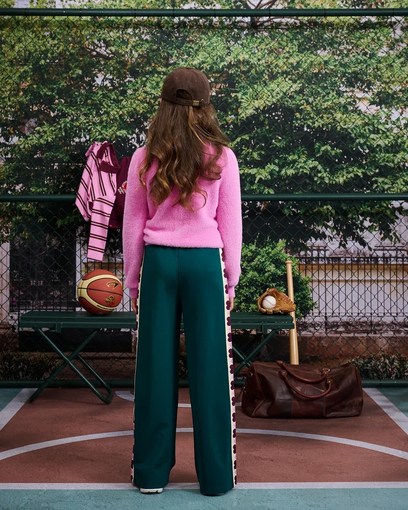 Karlijn Track Pants Hearts Groen Karlijn Track Pants Hearts Groen