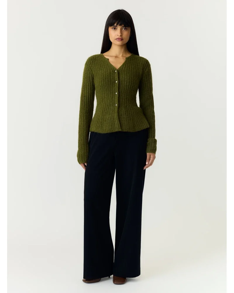 YASDOLLY LS KNIT CARDIGAN S. NOOS Groen YASDOLLY LS KNIT CARDIGAN S. NOOS Groen