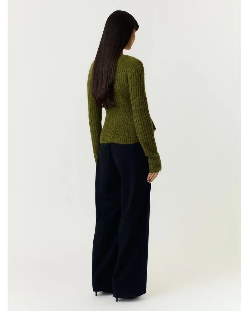 YASDOLLY LS KNIT CARDIGAN S. NOOS Groen YASDOLLY LS KNIT CARDIGAN S. NOOS Groen