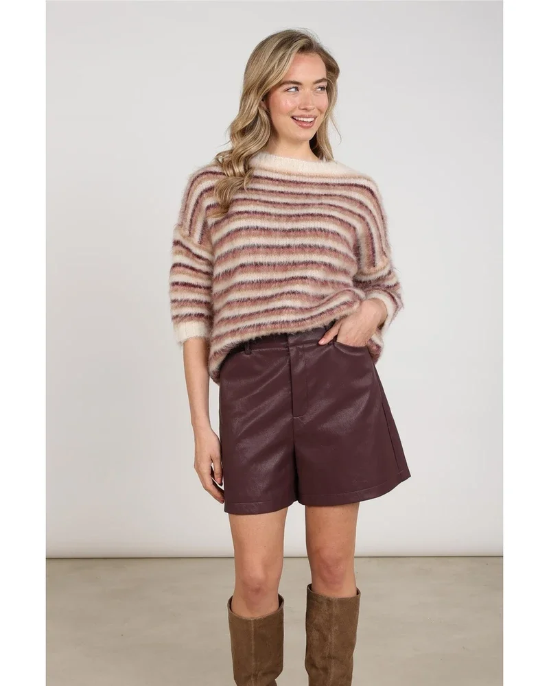 Lucia Pullover Stripe Off White Lucia Pullover Stripe Off White