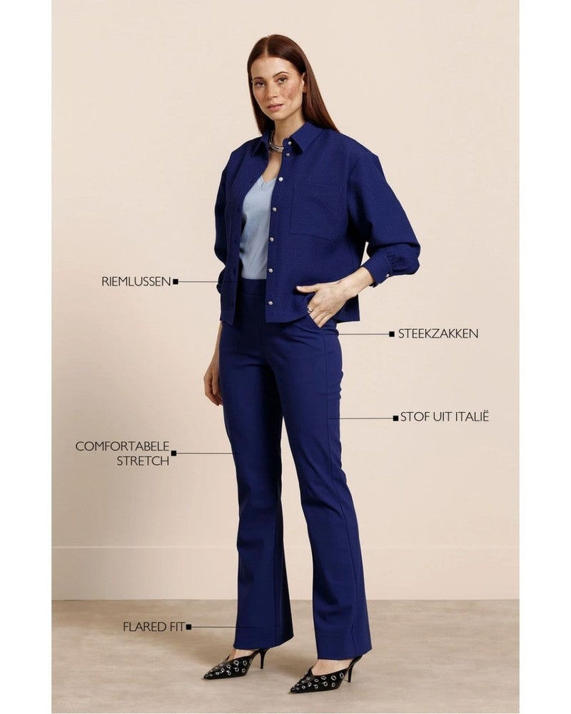 Flair bonded trousers 14074 Donker Blauw Flair bonded trousers 14074 Donker Blauw