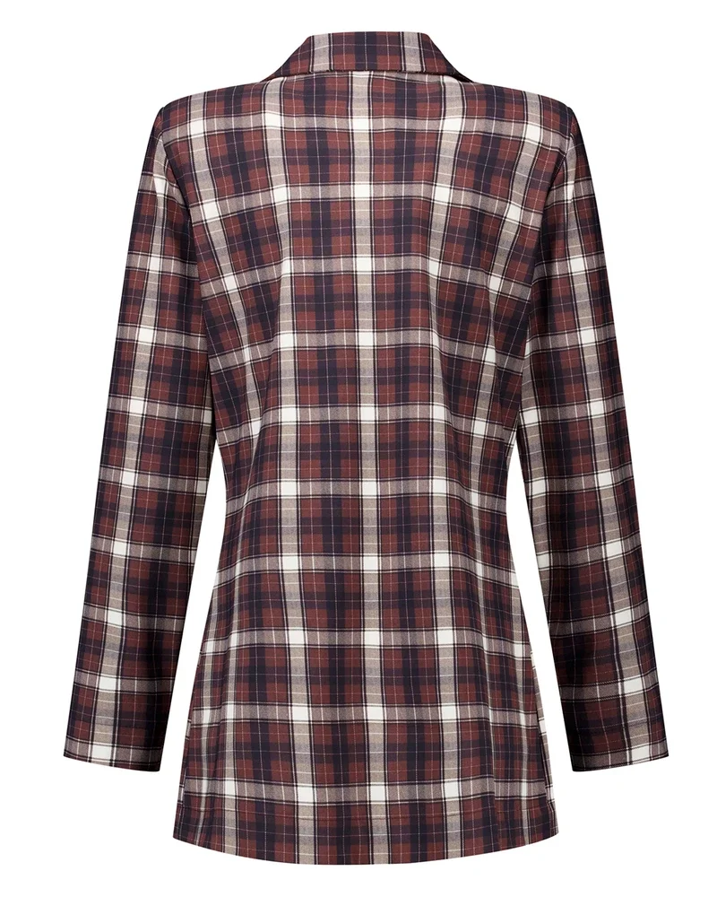 Cinta check blazer Bruin 1 Cinta check blazer Bruin 1