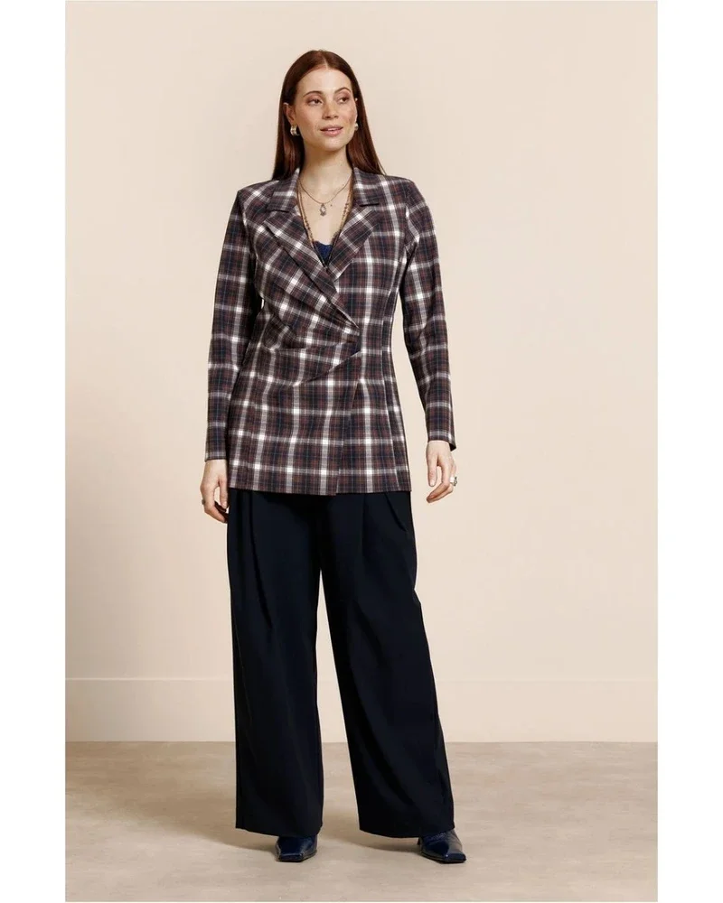 Cinta check blazer Bruin 1 Cinta check blazer Bruin 1