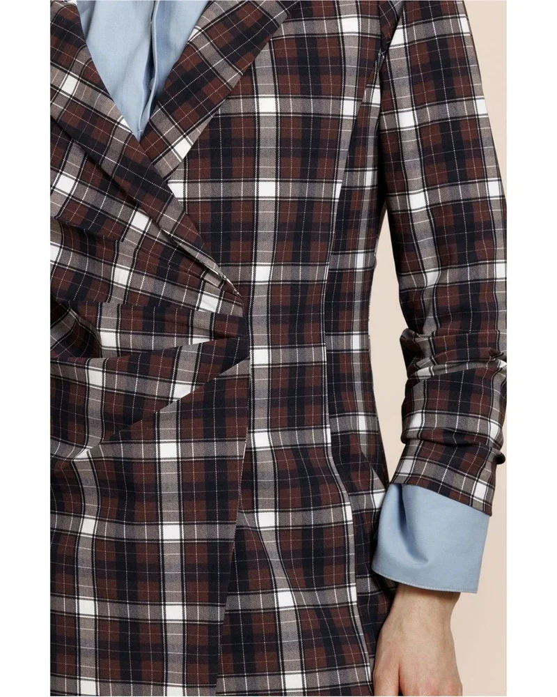 Cinta check blazer Bruin 1 Cinta check blazer Bruin 1
