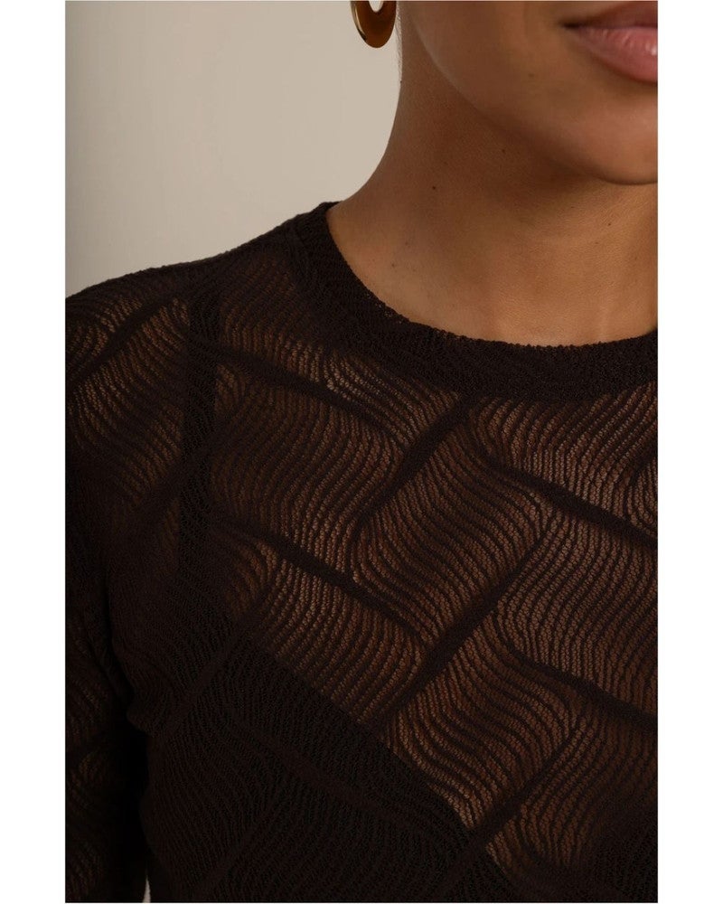 Reagan flaire lace top Bruin 1 Reagan flaire lace top Bruin 1