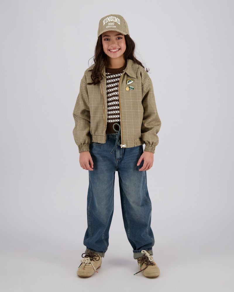 Tasha Checked Jacket Beige Tasha Checked Jacket Beige