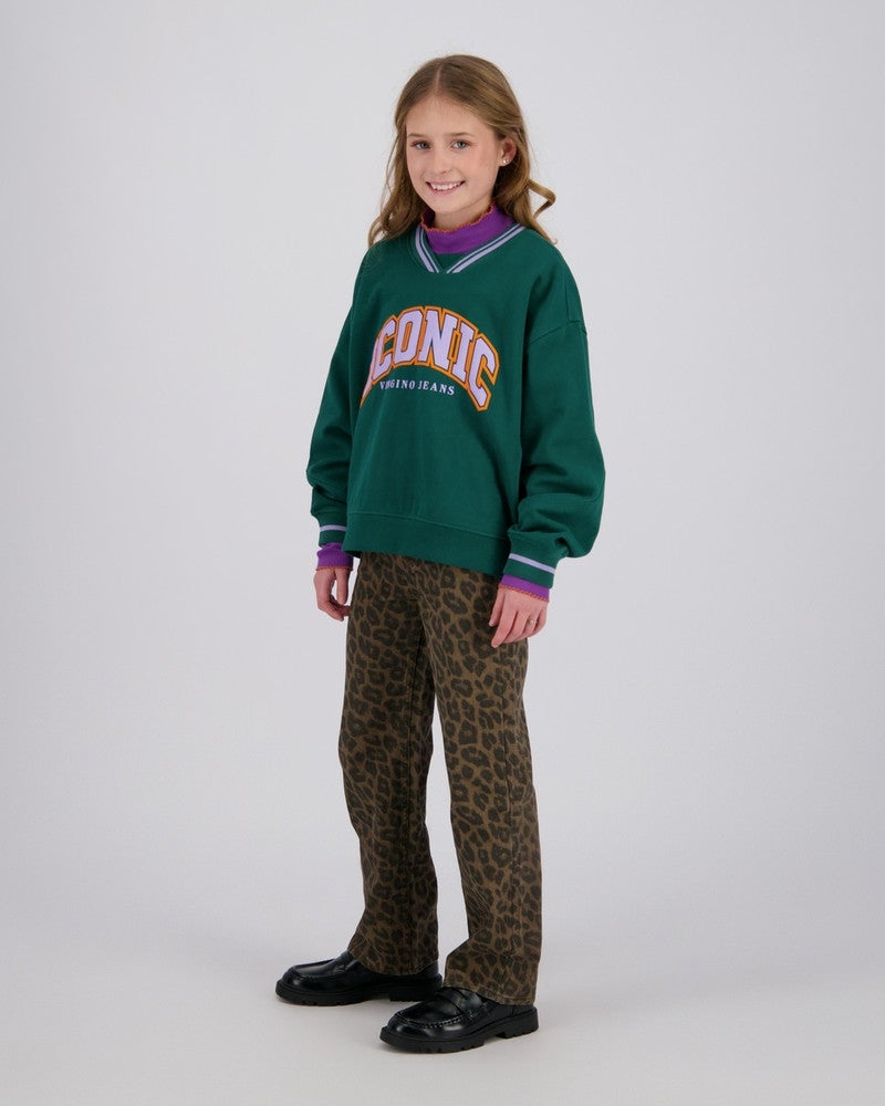 Noortje Sweater Iconic Groen Noortje Sweater Iconic Groen