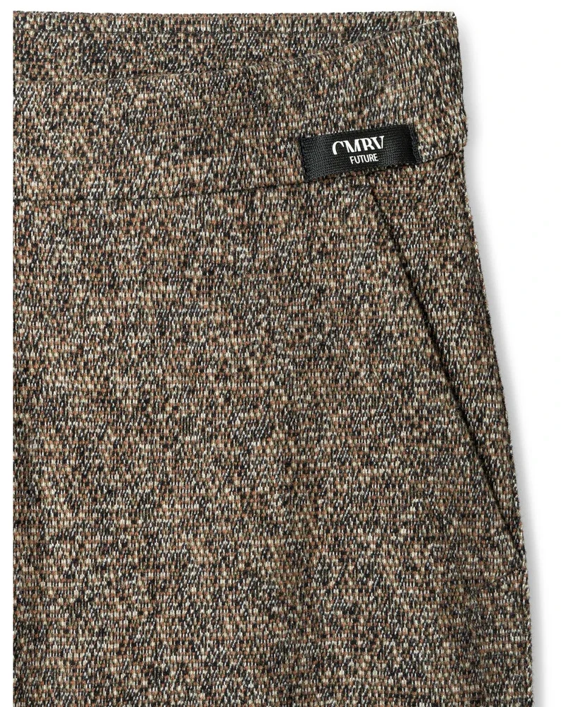 Ava Utility Drapey Multicoloured Tweed Jacquard Zwart 1 Ava Utility Drapey Multicoloured Tweed Jacquard Zwart 1