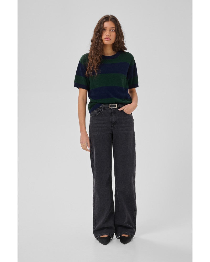 MWJola Knit Pullover SS Blauw MWJola Knit Pullover SS Blauw