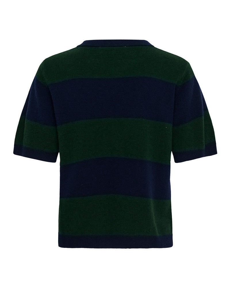 MWJola Knit Pullover SS Blauw MWJola Knit Pullover SS Blauw