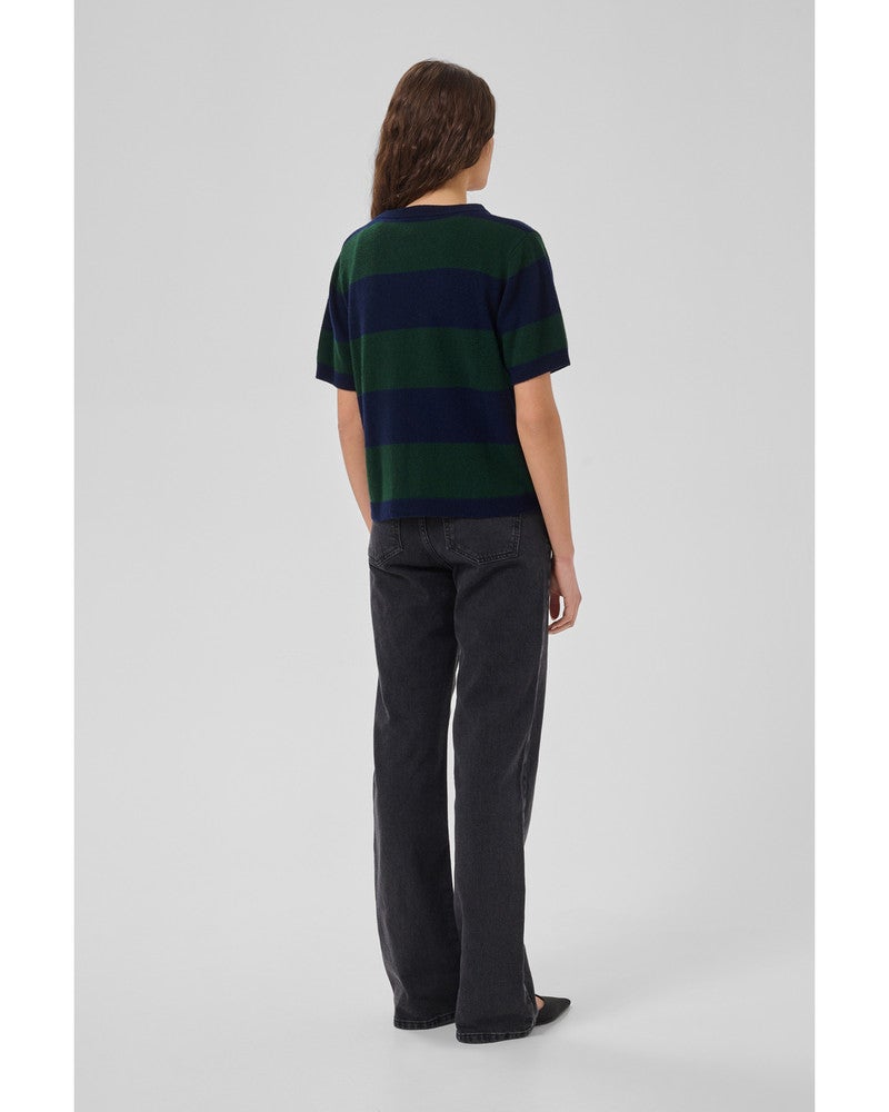 MWJola Knit Pullover SS Blauw MWJola Knit Pullover SS Blauw