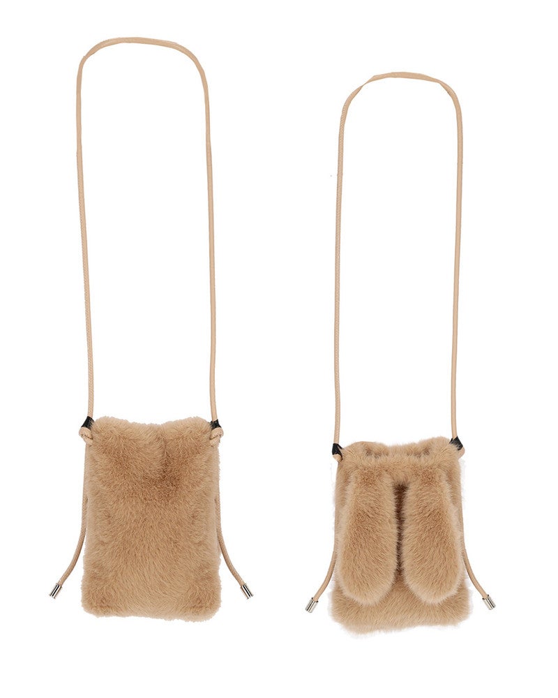 Bunny Soft Fur Bag Zand Bunny Soft Fur Bag Zand