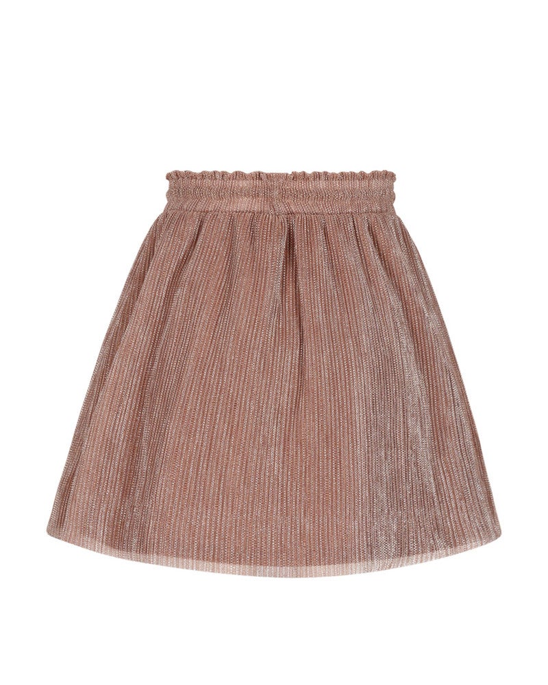 Nele Foil Plisse Skirt Goud Nele Foil Plisse Skirt Goud