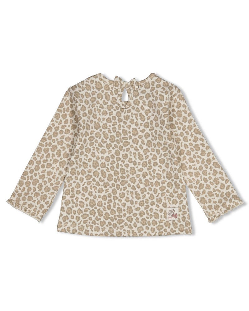Longsleeve Leopard - Dress to Impress Off White Longsleeve Leopard - Dress to Impress Off White