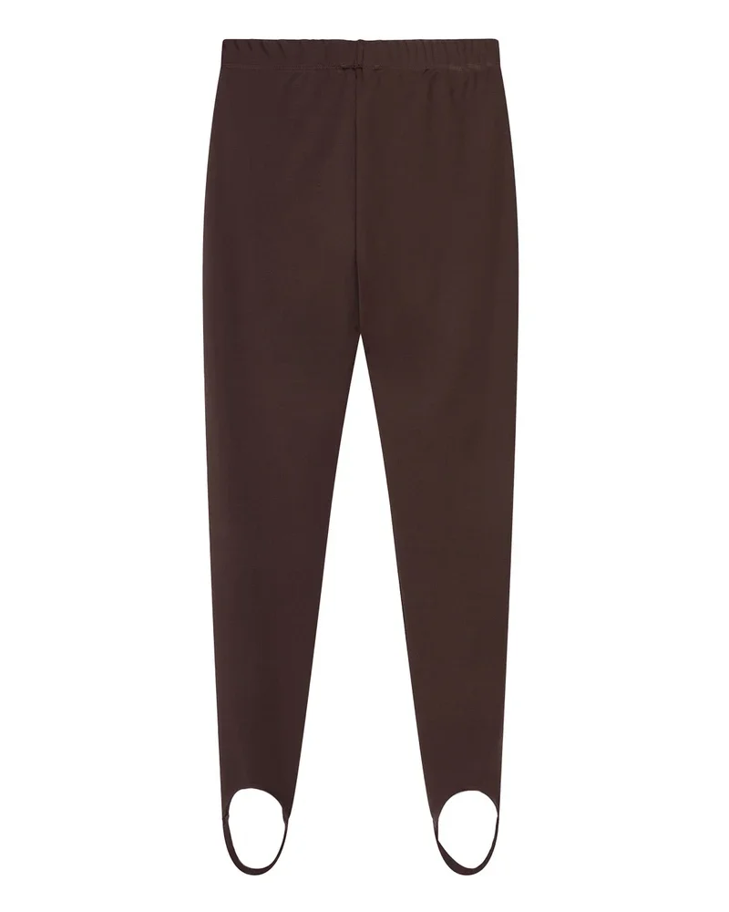 ladies knitted clean legging Bruin 1 ladies knitted clean legging Bruin 1