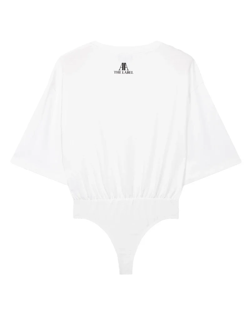 ladies knitted body t-shirt Wit 1 ladies knitted body t-shirt Wit 1