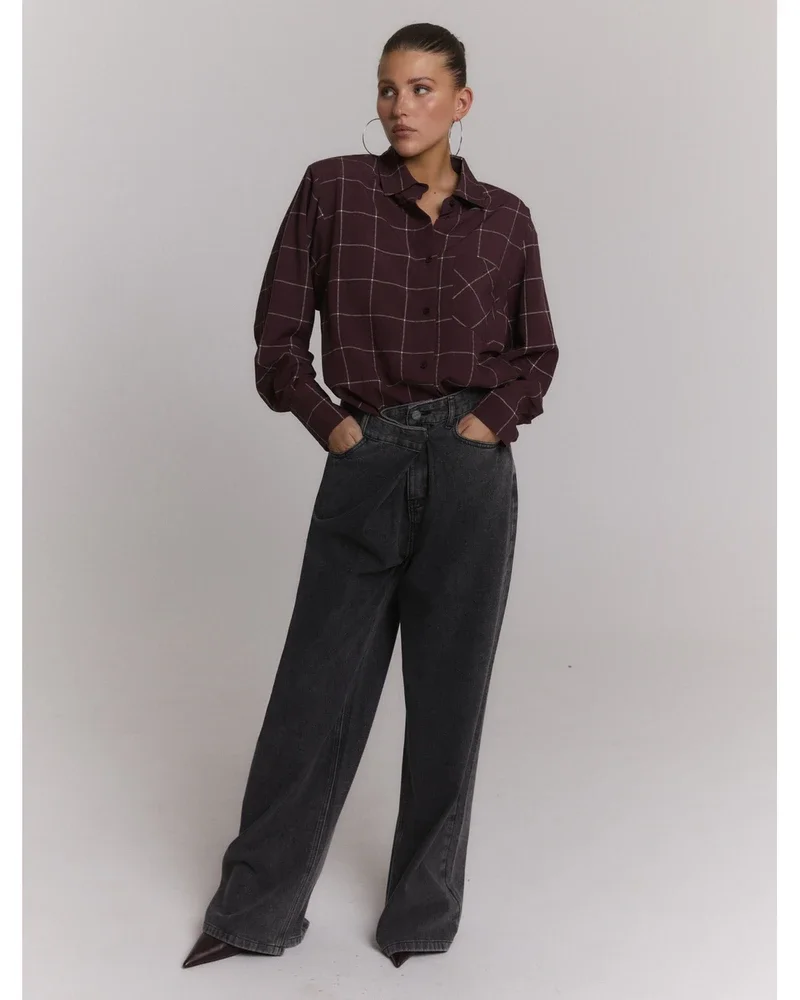 ladies woven denim JELENE Antraciet ladies woven denim JELENE Antraciet