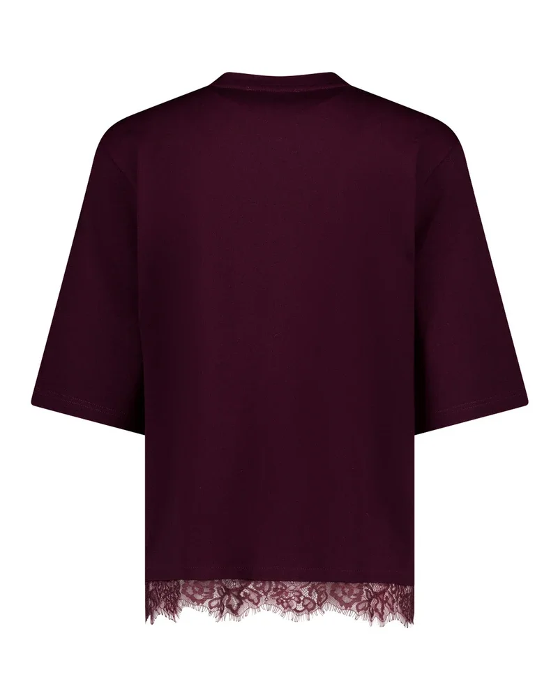 Fiore lace tee Paars Fiore lace tee Paars