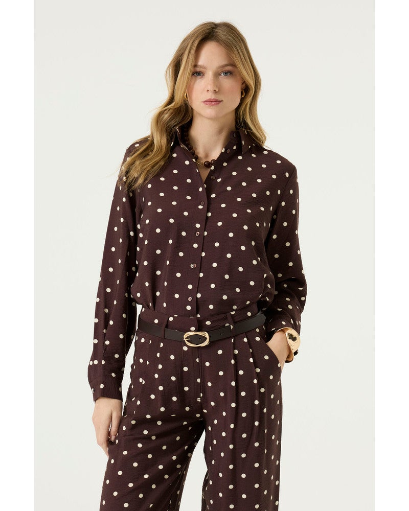 U260031 Ladies Shirt LS Bruin 1 U260031 Ladies Shirt LS Bruin 1