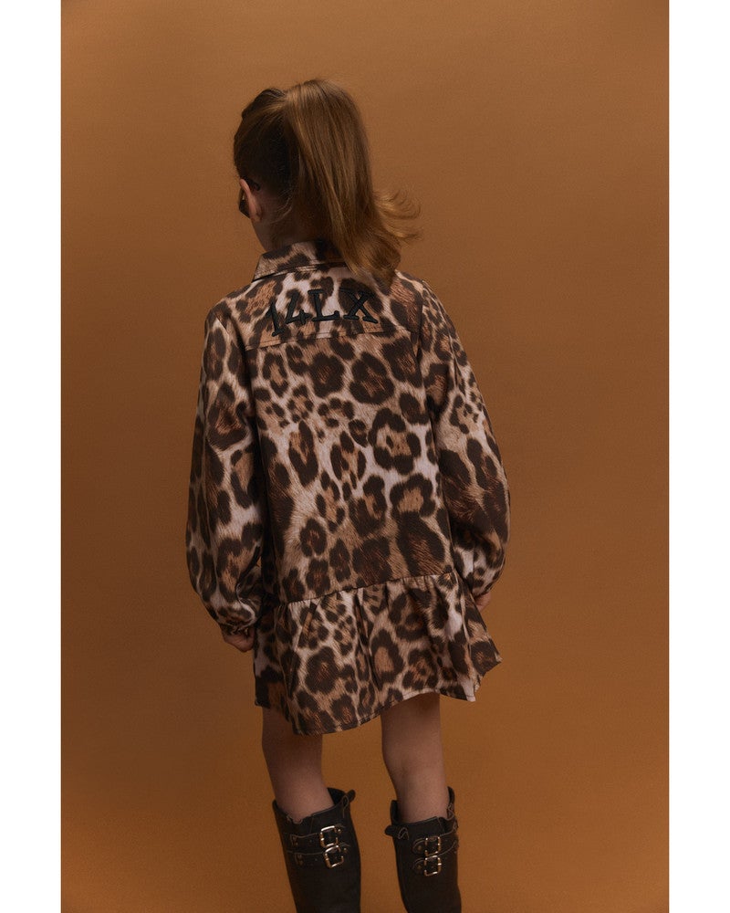 kids woven jaguar dress Bruin 1 kids woven jaguar dress Bruin 1