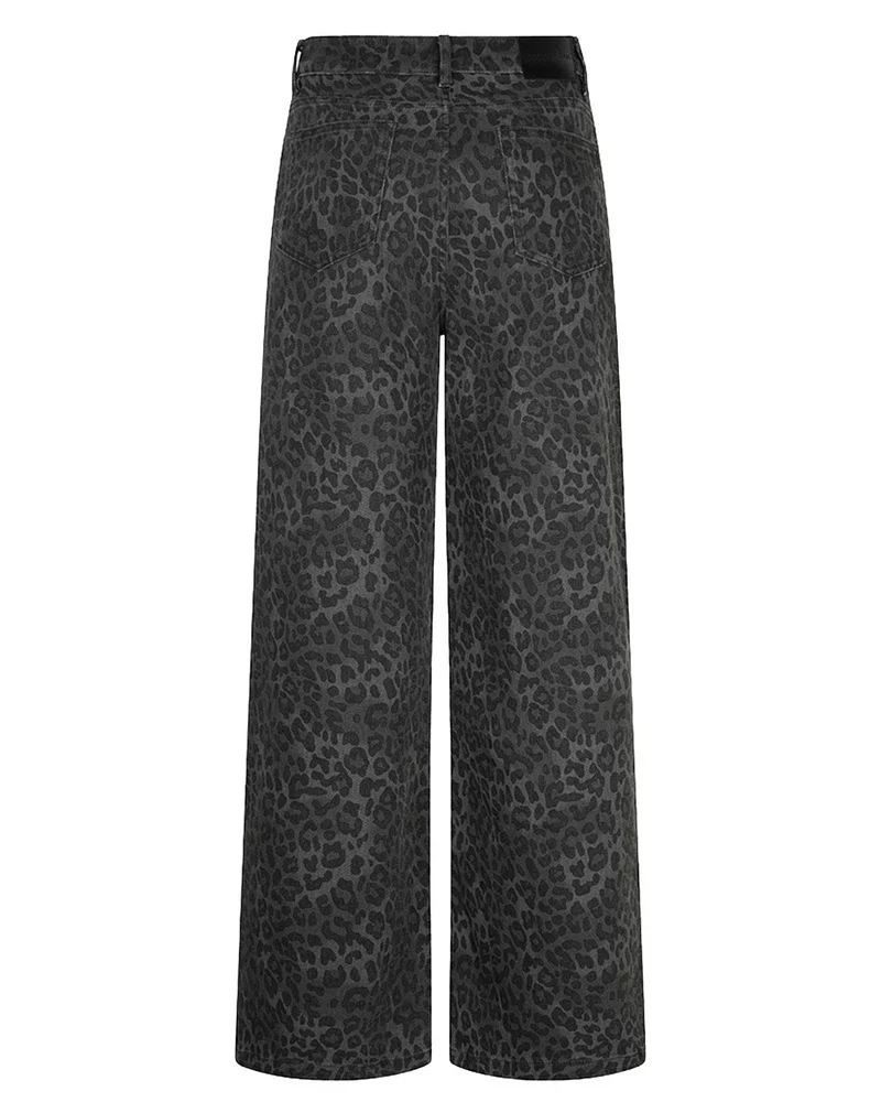 Trousers leopard denim Multi Trousers leopard denim Multi