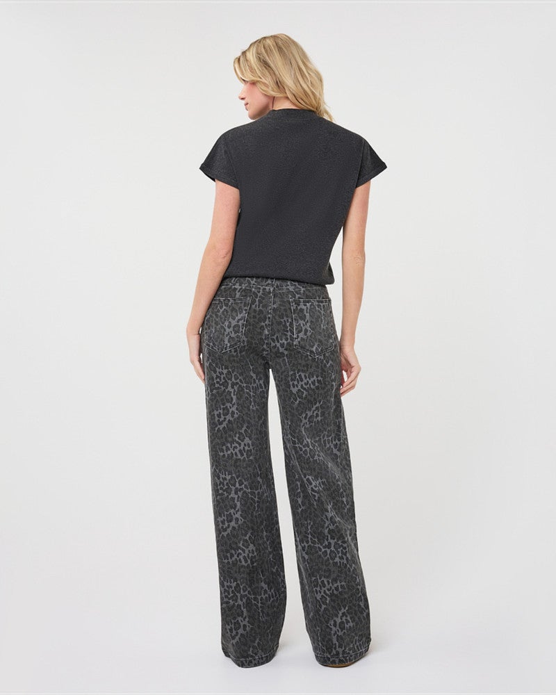 Trousers leopard denim Multi Trousers leopard denim Multi