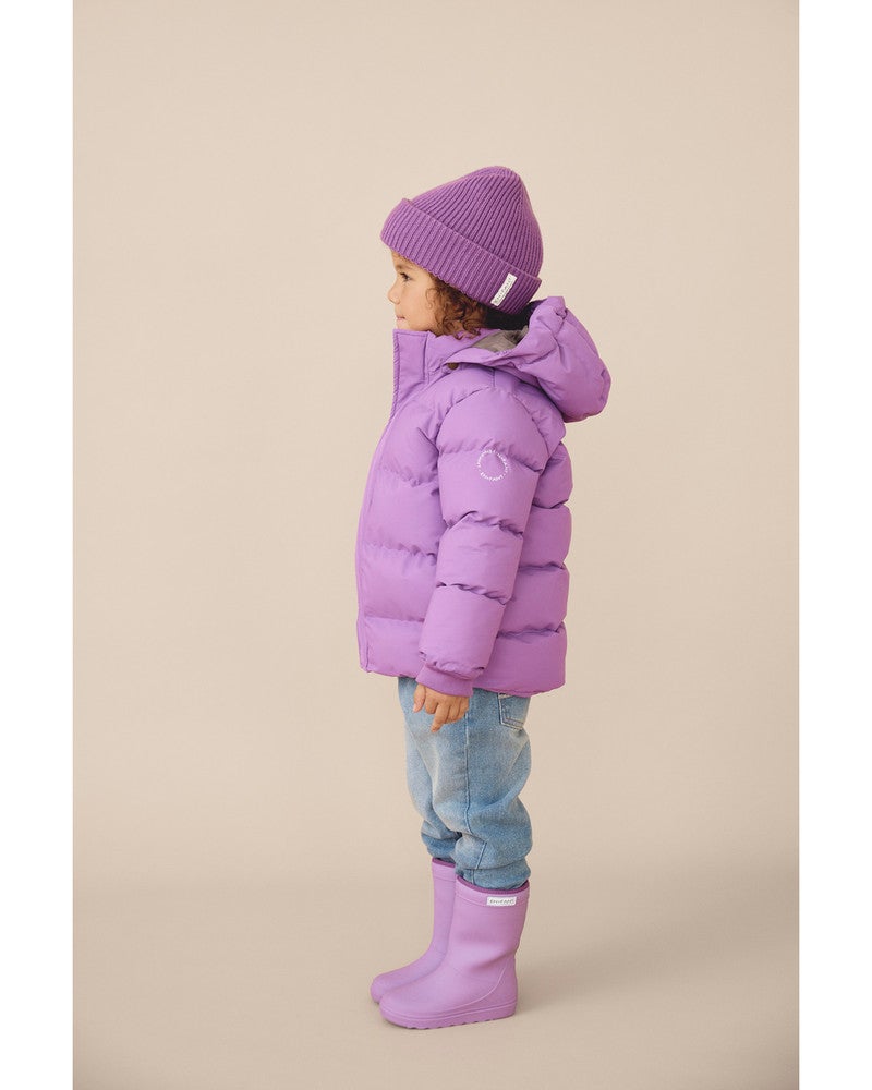 Gewatteerde Jas Waterproof Paars Gewatteerde Jas Waterproof Paars