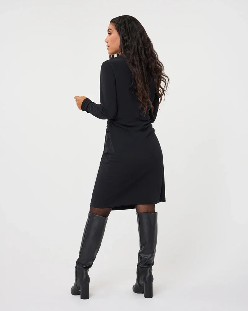 Dress waist detail Zwart 1 Dress waist detail Zwart 1