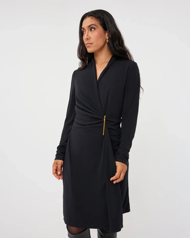 Dress waist detail Zwart 1 Dress waist detail Zwart 1