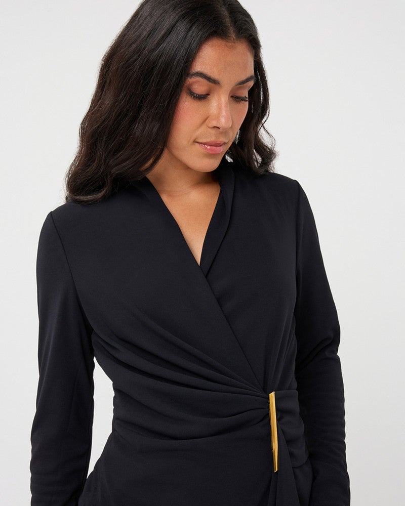 Dress waist detail Zwart 1 Dress waist detail Zwart 1