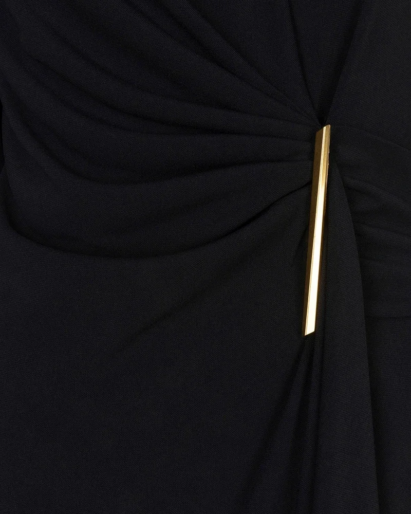 Dress waist detail Zwart 1 Dress waist detail Zwart 1