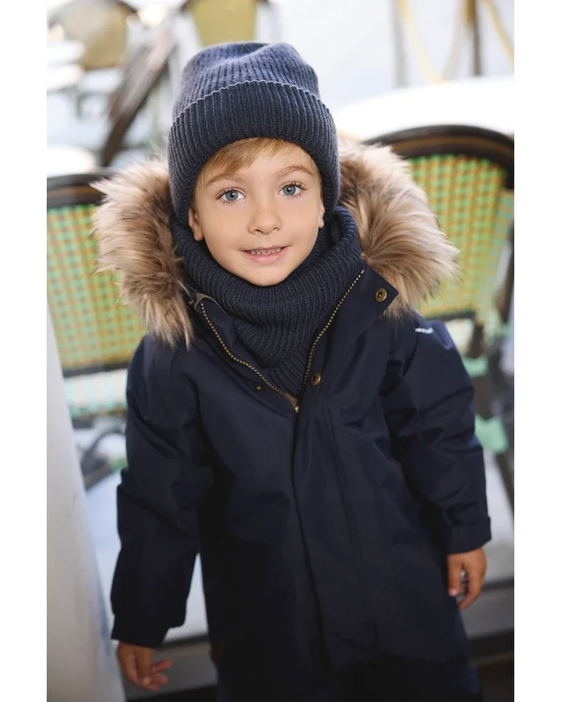 Beanie Donker Blauw Beanie Donker Blauw