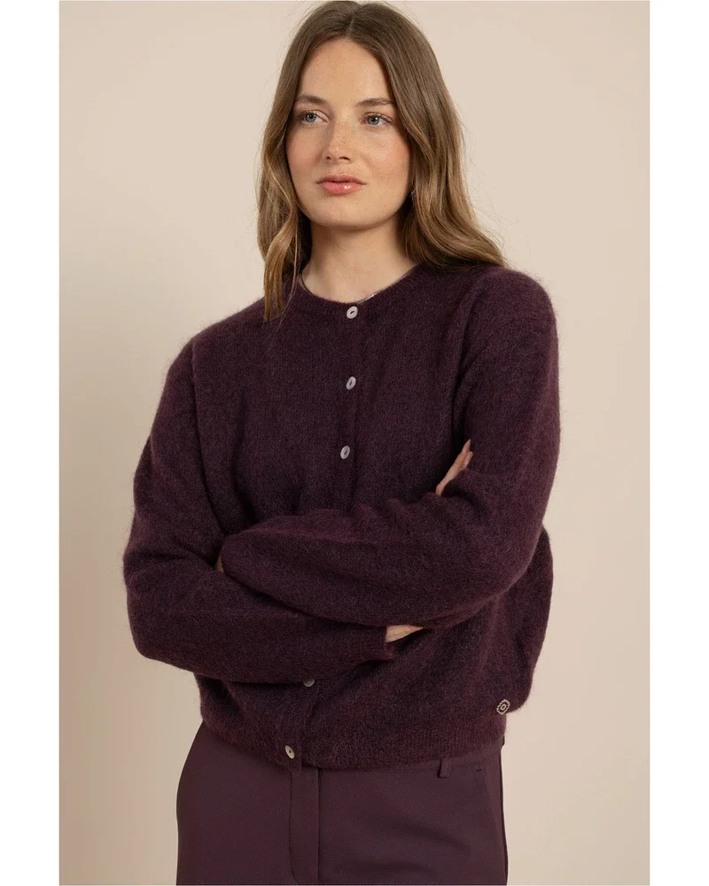 Bibi cardigan Paars Bibi cardigan Paars