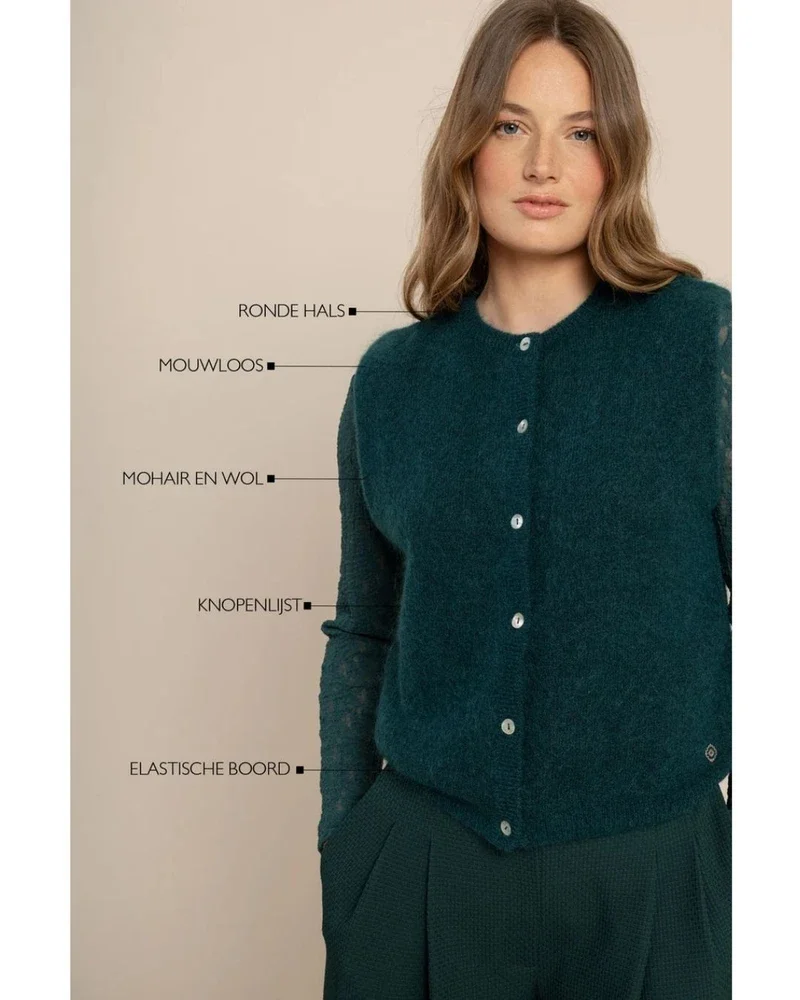 Bibi sls cardigan Groen Bibi sls cardigan Groen