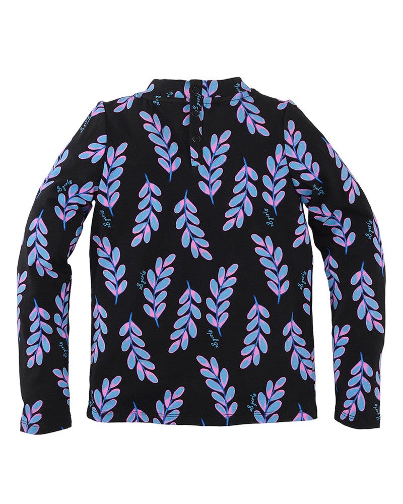 Ellae Longsleeve Leaves Zwart 1 Ellae Longsleeve Leaves Zwart 1