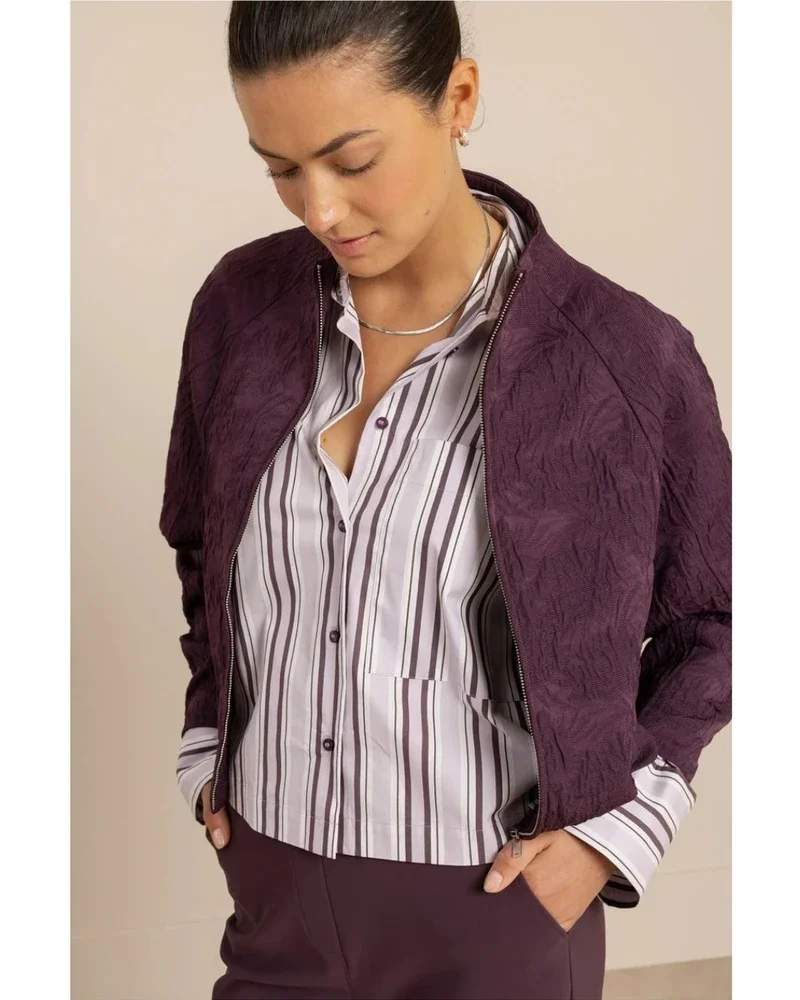 Mels bomber jacket Paars Mels bomber jacket Paars