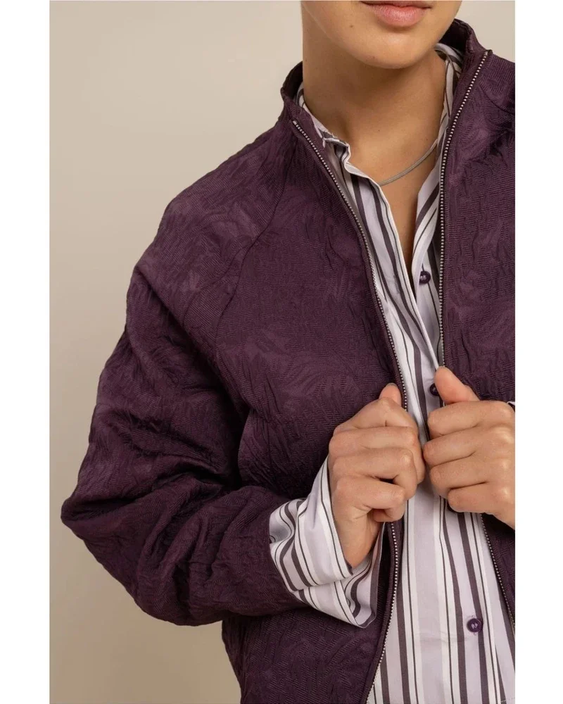 Mels bomber jacket Paars Mels bomber jacket Paars