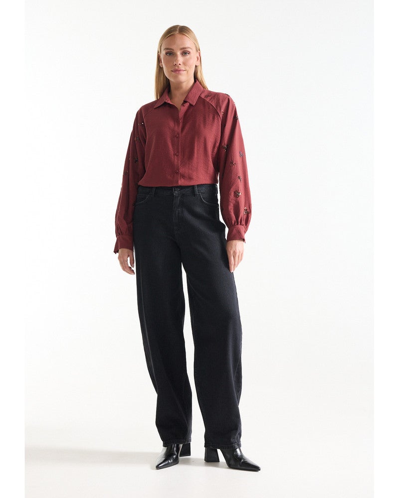 AMARENS BLOUSE vc 707 Rood AMARENS BLOUSE vc 707 Rood