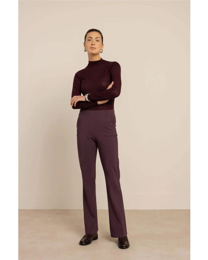 Reggie col pullover Paars Reggie col pullover Paars